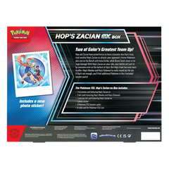 pokémon - trading card game: hop's zacian ex box Hop's Zacian ex Box Collection